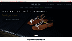 What Bessec-chaussures.com website looked like in 2020 (3 years ago)
