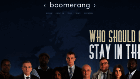 What Boomerang.co.uk website looked like in 2020 (3 years ago)