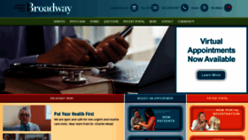 What Broadwaymedicalclinic.com website looked like in 2020 (3 years ago)
