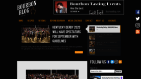 What Bourbonblog.com website looked like in 2020 (3 years ago)