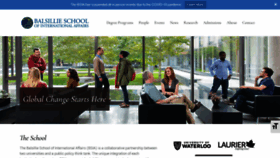 What Balsillieschool.ca website looked like in 2020 (3 years ago)