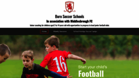 What Borosoccerschools.co.uk website looked like in 2020 (3 years ago)