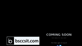 What Bsccsit.com website looked like in 2020 (3 years ago)