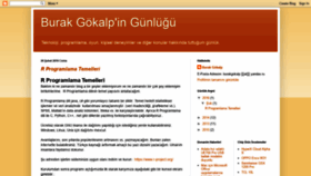 What Burakgokalp.com website looked like in 2020 (3 years ago)