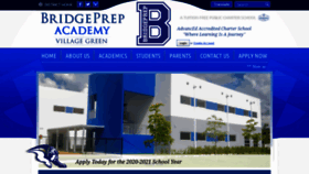 What Bridgeprepvillagegreen.com website looked like in 2020 (3 years ago)