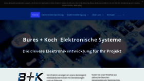 What Bures-koch.de website looked like in 2020 (3 years ago)