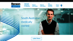 What Bensonradiology.com.au website looked like in 2020 (3 years ago)