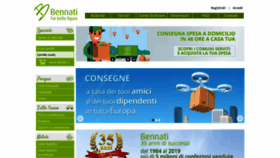 What Bennati.com website looked like in 2020 (3 years ago)