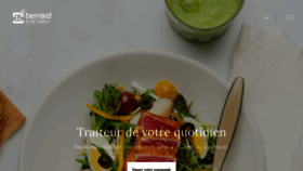What Bernard-et-fils-traiteur.com website looked like in 2020 (3 years ago)