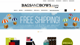 What Bagsandbows.com website looked like in 2020 (3 years ago)