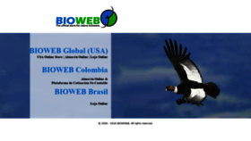 What Bioweb.co website looked like in 2020 (5 years ago)