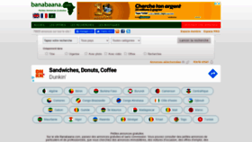 What Banabaana.com website looked like in 2020 (3 years ago)