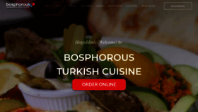 What Bosphorousrestaurant.com website looked like in 2020 (3 years ago)
