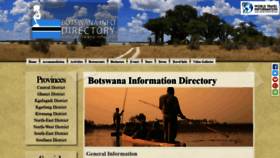 What Botswana-info.com website looked like in 2020 (3 years ago)