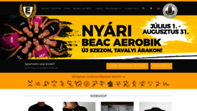 What Beac.hu website looked like in 2020 (3 years ago)