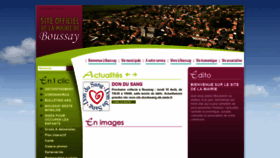 What Boussay.fr website looked like in 2020 (3 years ago)