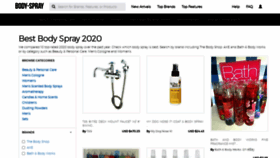 What Body-spray.org website looked like in 2020 (3 years ago)