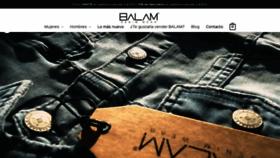 What Balamdenim.com website looked like in 2020 (3 years ago)