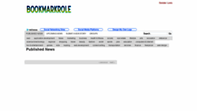 What Bookmarkrole.com website looked like in 2020 (3 years ago)