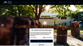 What Berlinbritishschool.de website looked like in 2020 (3 years ago)
