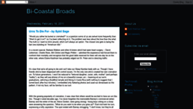 What Bicoastalbroads.com website looked like in 2020 (3 years ago)