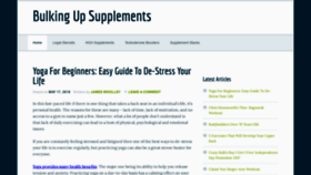 What Bulkingupsupplements.com website looked like in 2020 (3 years ago)