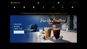 What Buynespresso.com website looked like in 2020 (4 years ago)