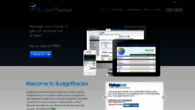What Budgettracker.com website looked like in 2020 (3 years ago)