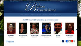 What Barlowfh.com website looked like in 2020 (3 years ago)