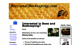 What Bees-and-beekeeping.com website looked like in 2020 (3 years ago)