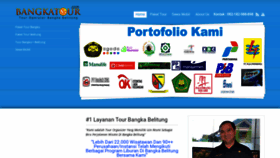 What Bangkatour.com website looked like in 2020 (3 years ago)
