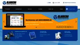 What Blaubergventilatoren.de website looked like in 2020 (3 years ago)