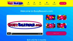 What Busybeavers.com website looked like in 2020 (3 years ago)