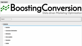 What Boostingconversion.com website looked like in 2020 (3 years ago)