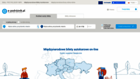 What Bilety-autokarowe.e-podroznik.pl website looked like in 2020 (3 years ago)