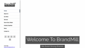 What Brandmill.com website looked like in 2020 (3 years ago)