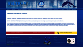 What Beltrambazeni.hr website looked like in 2020 (3 years ago)