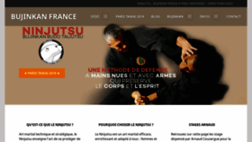 What Bujinkan-france.com website looked like in 2020 (3 years ago)