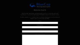 What Bluecapwebdesign.com website looked like in 2020 (3 years ago)