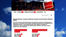 What Bewusst-oesterreich.com website looked like in 2020 (3 years ago)