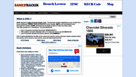 What Bankstracker.com website looked like in 2020 (3 years ago)