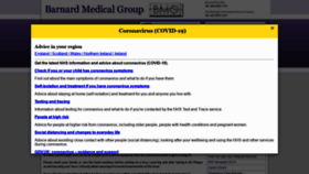 What Barnardmedicalgroup.co.uk website looked like in 2020 (3 years ago)