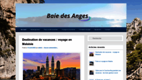 What Baie-des-anges.com website looked like in 2020 (3 years ago)