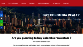 What Buycolombiarealty.com website looked like in 2020 (3 years ago)