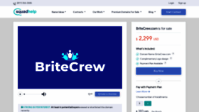 What Britecrew.com website looked like in 2020 (3 years ago)