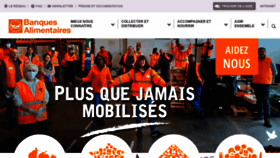 What Banquealimentaire.org website looked like in 2020 (3 years ago)