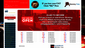 What Buycarplate.com website looked like in 2020 (3 years ago)