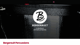 What Bergerault.com website looked like in 2020 (3 years ago)