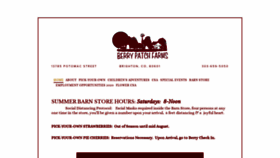 What Berrypatchfarms.com website looked like in 2020 (3 years ago)