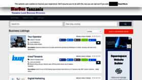 What Blarbus.co.tz website looked like in 2020 (5 years ago)